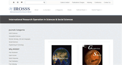 Desktop Screenshot of irosss.org