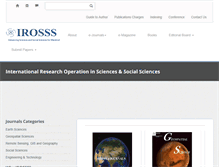 Tablet Screenshot of irosss.org